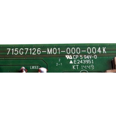 MAIN PARA TV VIZIO / NUMERO DE PARTE XFCB02K009 / 715G7126-M01-000-004K / 756TXFCB02K0090 / XFCB02K0090 / PANEL TPT500J1-HVN04 REV:S17TH / MODELOS E50-C1 / E50-C1 LTC6SKAR / E50-C1 LTCWSKAR / E50-C1 LTCWSKBR / E50-C1 LTMWSKAQ / E50-C1 LTMWSKAR - Imagen 3